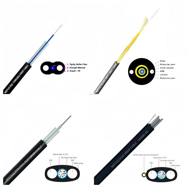 Japan door-to-door transport of drop fiber optic cable G 657A1