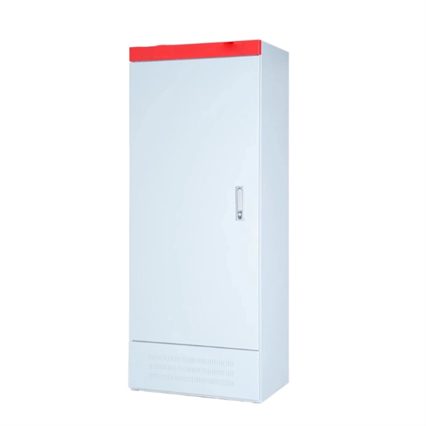 The PLC cabinet contains a fiber optic switch 